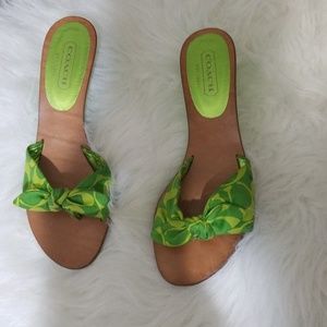 Coach sandals
